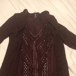 Sheer cardigan